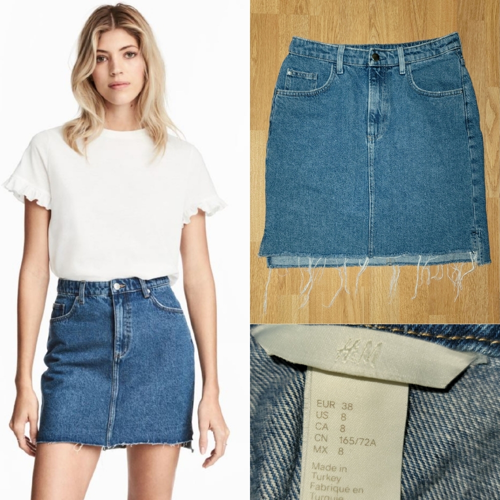 H&M denim skirt